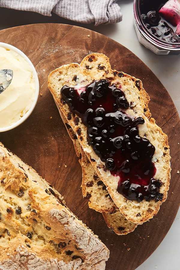 Rustic Irish soda bread loaf with golden crust and tender crumb
